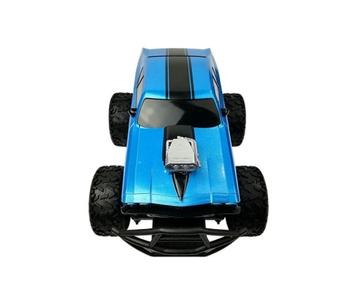 Remote controlled Car Off-road R/C Blue High Wheels