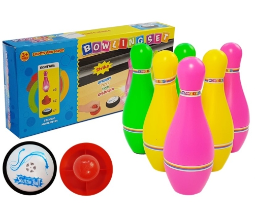 Bowling set with lights