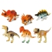 Set of Dinosaur Figurines 10 cm 6 pieces