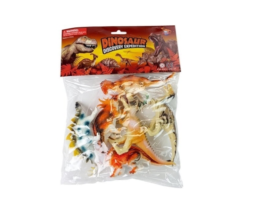 Set of Dinosaur Figurines 10 cm 6 pieces