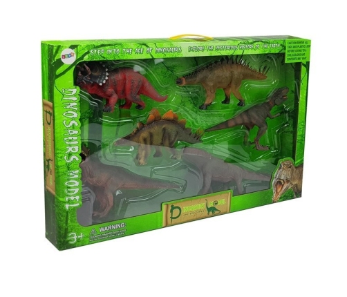 Dinosaur Set Big Figures Models 6 pieces Tyrannosaurus