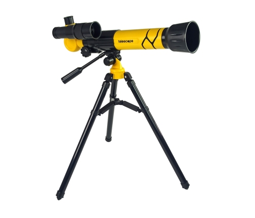 Scientific Educational Telescope With Yellow A  Phone Holder