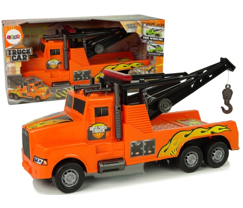 Auto Tow Truck Roadside Assistance 1:10 Rope Orange