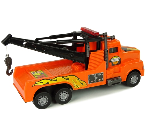 Auto Tow Truck Roadside Assistance 1:10 Rope Orange