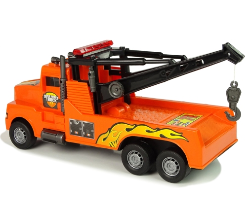 Auto Tow Truck Roadside Assistance 1:10 Rope Orange