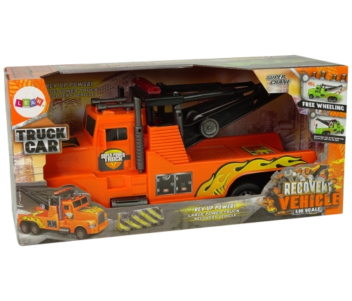 Auto Tow Truck Roadside Assistance 1:10 Rope Orange