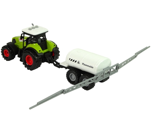 Three Tractor Trailer Sprayer Farm Tractor Set