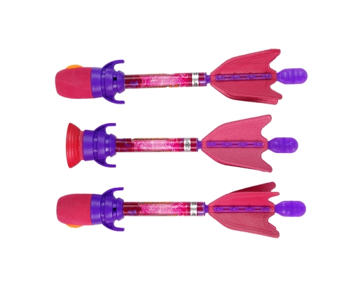 Shooting Bow Arcade Game For Kids Pink Glowing Arrows Whistle