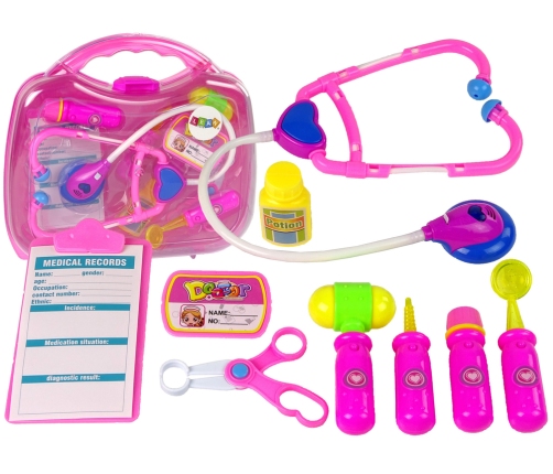 Doctor's Battery Instruments Kit Case Pink