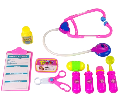 Doctor's Battery Instruments Kit Case Pink