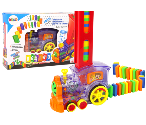 Interactive Locomotive Train Puzzle Dominoes Transparent Sound