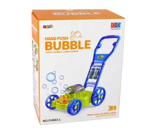 Mower Soap Bubble Machine Blue Soap Bubble Music