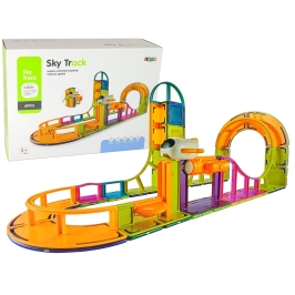 Magnetic Construction Blocks Sky Track 61 Pieces