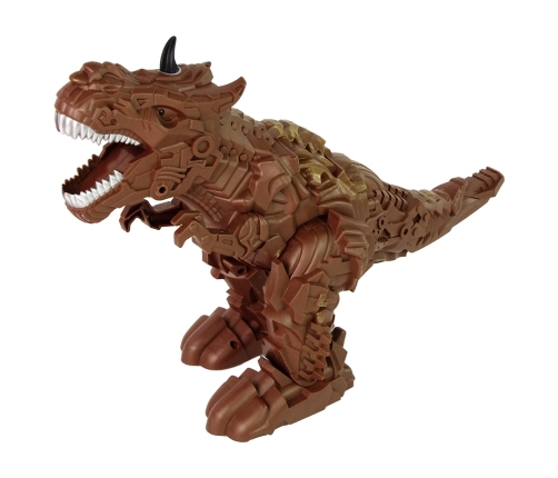 Remote-controlled dinosaur Steam Projector Brown