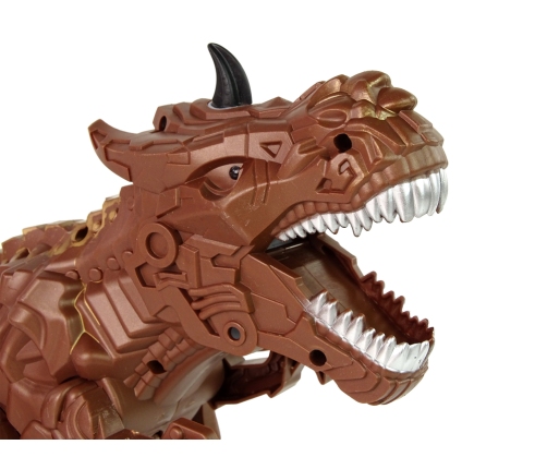 Remote-controlled dinosaur Steam Projector Brown