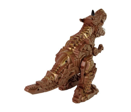 Remote-controlled dinosaur Steam Projector Brown