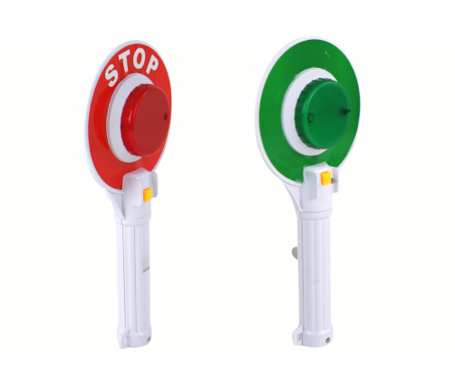 Police Lollipop For Children, Double-Sided Stop Light