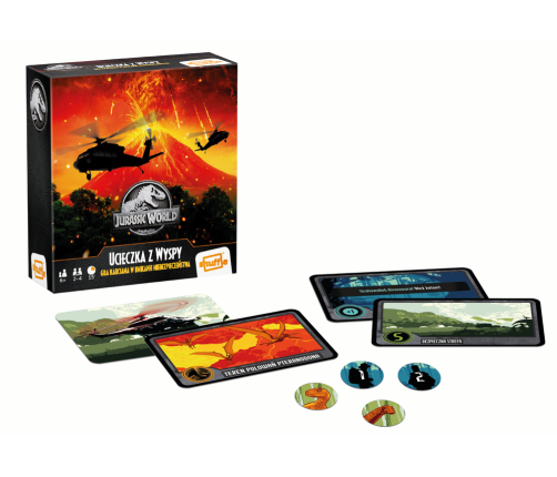 Jurassic World Card Island Escape Card Game