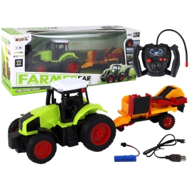 RC Remote Controlled Tractor and Trailer 1:16