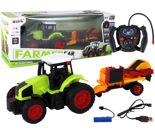 RC Remote Controlled Tractor and Trailer 1:16