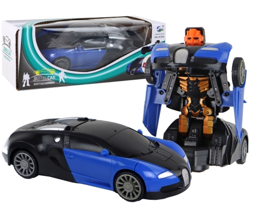 Robot Car 2in1 Bugatti Blue Light Effects