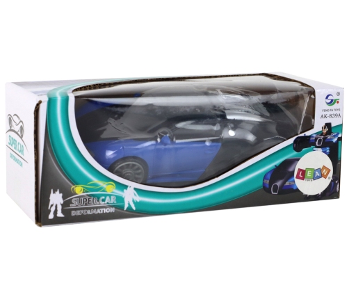 Robot Car 2in1 Bugatti Blue Light Effects