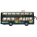 Double Decker Bus Lights Sounds Friction Drive Dark Green 1:16