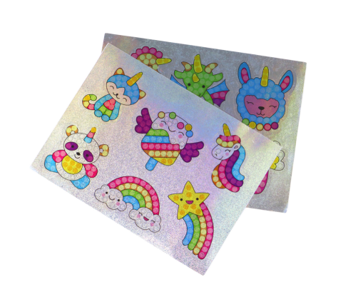 DIY Diamond Stickers Set Various Patterns Colorful Stickers