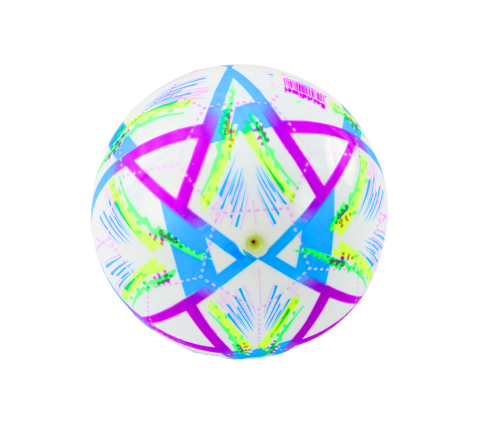 Rubber Ball Bright Patterns Purple 24 Cm