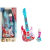 Electric Guitar With Microphone Strings Toy Pink