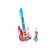 Electric Guitar With Microphone Strings Toy Pink