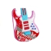 Electric Guitar With Microphone Strings Toy Pink