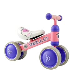 Balance Bike Bello Double Wheels Pink