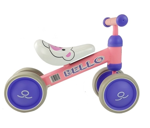 Balance Bike Bello Double Wheels Pink