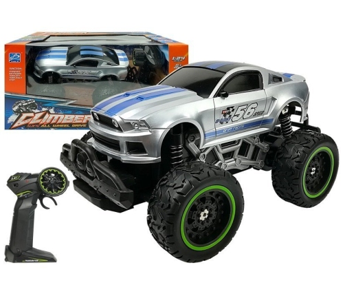 Remote controlled Car Off-road R/C Silver High Wheels