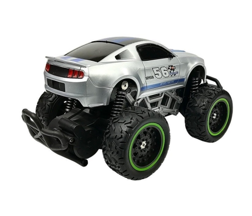 Remote controlled Car Off-road R/C Silver High Wheels