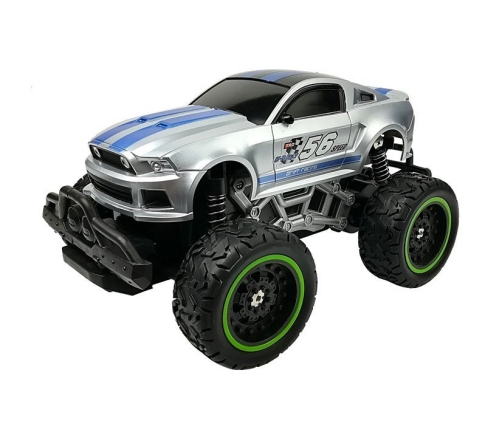 Remote controlled Car Off-road R/C Silver High Wheels