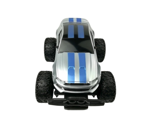 Remote controlled Car Off-road R/C Silver High Wheels