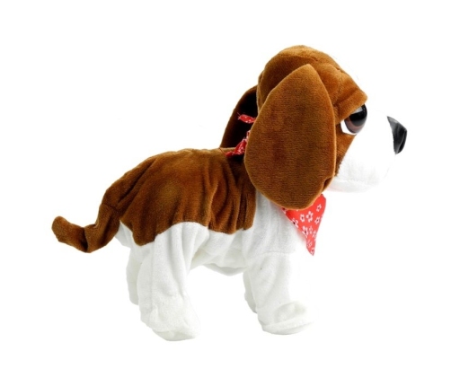 Interactive Dog On a Leash Barks Wags Tail Sensors