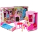 Doll + Furniture Set Bed Wardrobe Dressing table