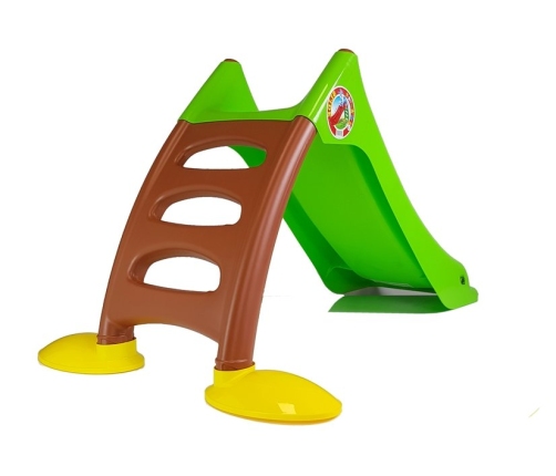 Children's slide 424 green-brown