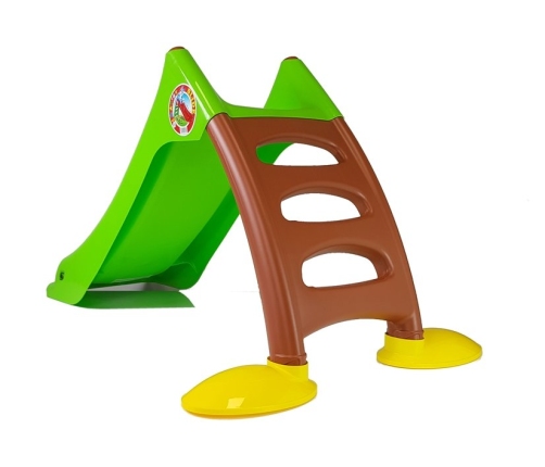 Children's slide 424 green-brown