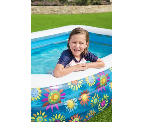 Inflatable Pool Flowers 229 x 152 x 56 cm Bestway 54120