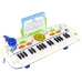 Electric Piano Keyboard for Kids Blue USB MP3 notes