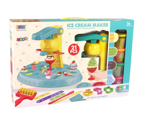 Ice Cream Parlour 21 Pieces Ice Cream & Dessert Making Set