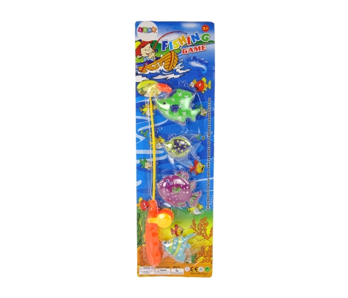 Fishing Game Fish Set  Fish + Fishing Rod