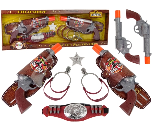 Cowboy Set For Two Cowboy Revolver Spurs Accessories