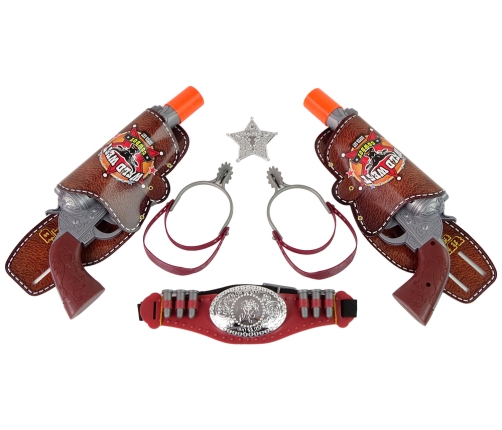 Cowboy Set For Two Cowboy Revolver Spurs Accessories