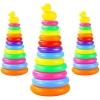 Baby Toddler Toy Stacking Rings Pyramid Stacker