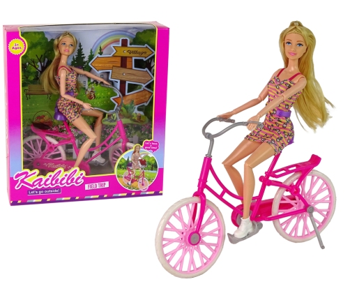 Doll on a Bicycle Pink